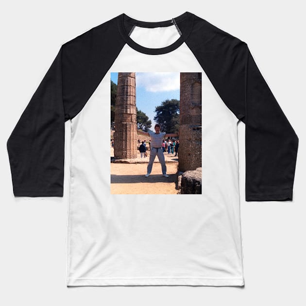 Knossos, Crete, Portrait of the artist Baseball T-Shirt by JonDelorme